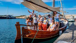 Day trip by vintage sailing ship to Asinara departing from Stintino