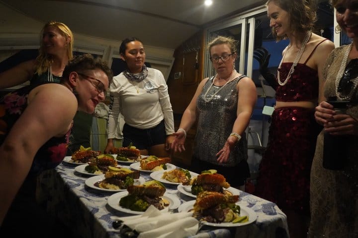 Belize Sunset Catamaran Drinks Ceviche and Ocean Views 8