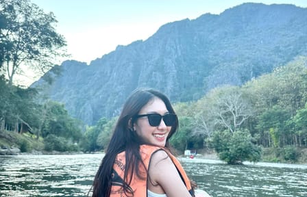 Adventure Tour: Kayak, Zipline, and Explore Caves in Vang Vieng