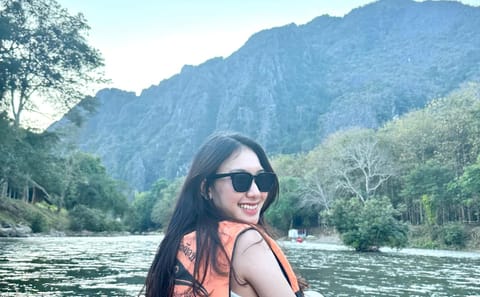 Adventure Tour: Kayak, Zipline, and Explore Caves in Vang Vieng