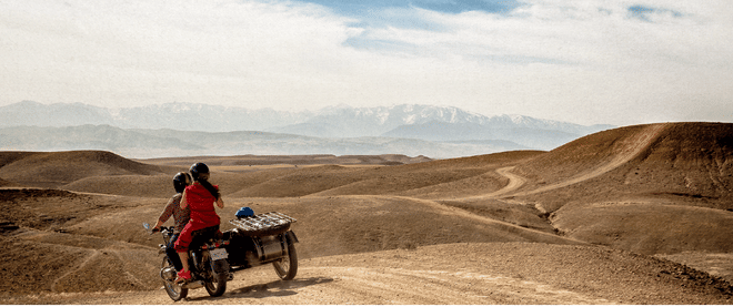 ½ Day : Desert Ride on Vintage sidecar Moto | Private & Luxury 3
