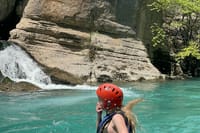 Canyoning Rafting and Zipline Adventure from Antalya 4