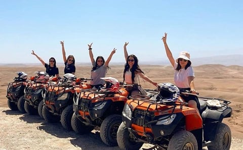 Agafay Desert ATV Quad Ride and Dinner from Marrakesh