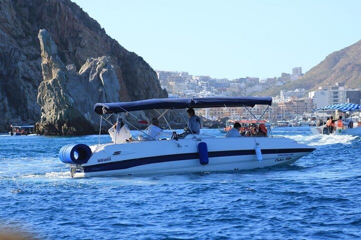 Get up close to the Arch, Pelican Rock, and Cabo's famous landmarks on your unforgettable private yacht tour!
