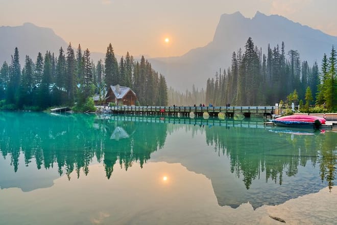 Moraine Lake Louise Emerald Johnston Canyon from Canmore Banff photo 5