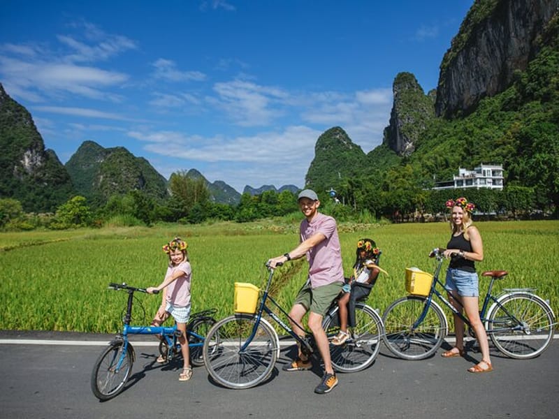 1 Day Private Tour: Li River Cruise from Guilin & Yangshuo Biking