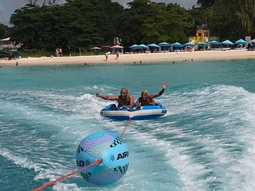 Princess Aurora Barbados Water Skiing and Inflatable Rides Adv.