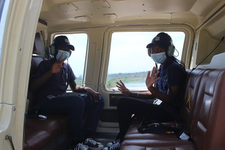 15 minutes scenic helicopter flight above Victoria Falls-Zimbabwe