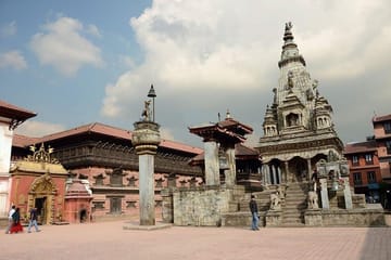 Monastery Visit and Bhaktapur Durbar Square Tour in Nepal