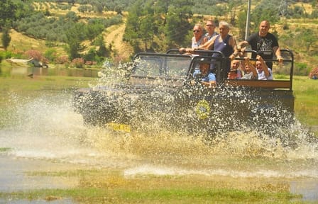 Jeep safari and Canyon Boat Tour from Side with Lunch