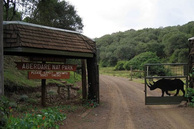 entrance to aberdare national park
