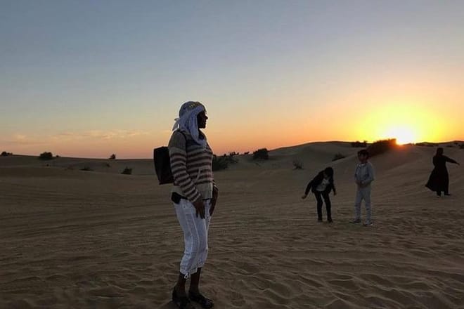 Charming Scenic Dune Safari ! Desert Safari with BBQ Dinner & Camp Activities.  5