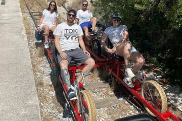 Adventure Tour with Rail Biking and Kayaking near Athens
