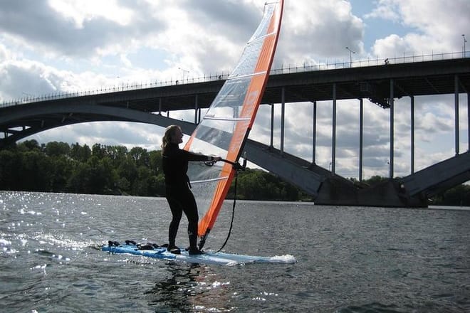 Beginner Day2+ Dynamic Windsurfing Stockholm