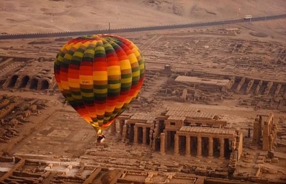 Hot Air Ballon Trip over Luxor West Bank