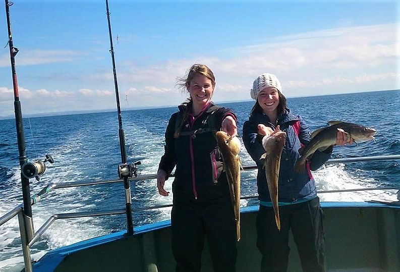 Deep sea fishing Galway Bay. Galway. Private Guided.