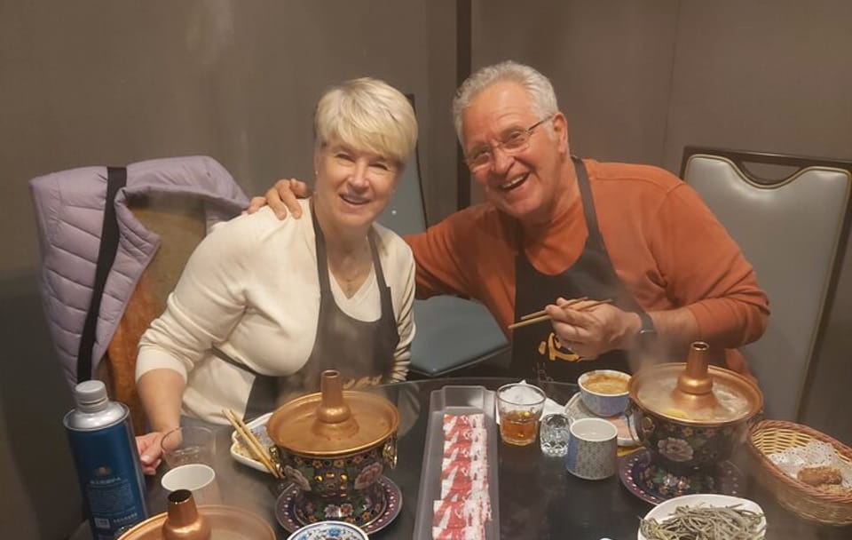 Mongolian Hot-Pot Dinner with Beer in Beijing's Hutong