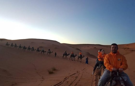 Camel Ride With Luxury Desert Camp And Night In Merzouga Dunes