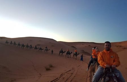 Camel Ride and Luxury Camp Experience in Merzouga Dunes