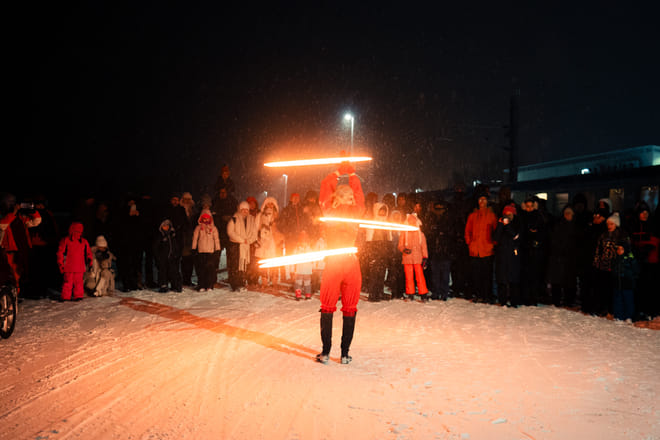 Rovaniemi Insider Aurora Train at Night