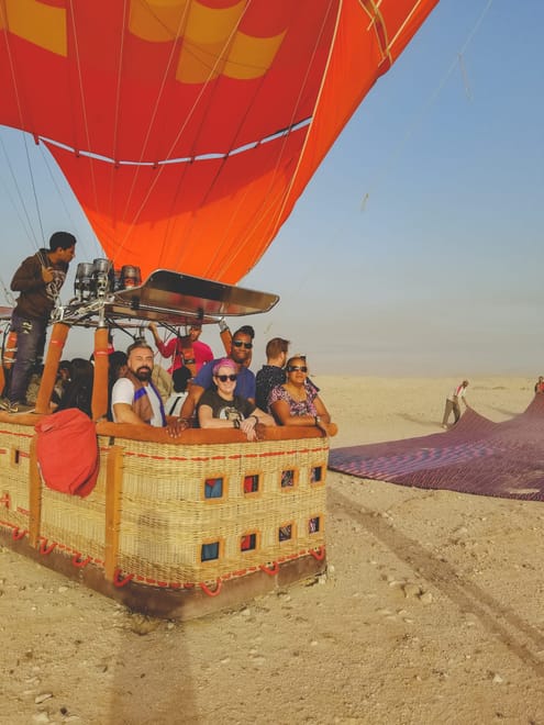 Hot air balloon Luxor 3