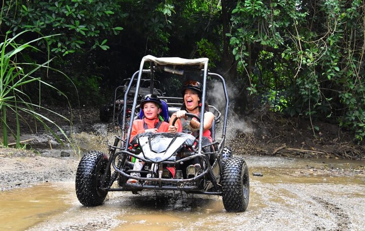 Roatan Jungle ATV Buggy Tour with Sloths & Historical Beach Stop