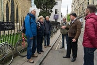 Peter guiding near the original site of the North Gate