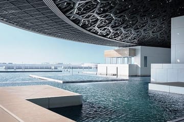 Private Abu Dhabi highlights with Louvre Museum & Grand Mosque with 5* lunch