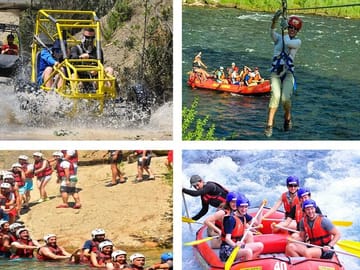 Full Day Rafting, Buggy Safari and Zipline in Manavgat