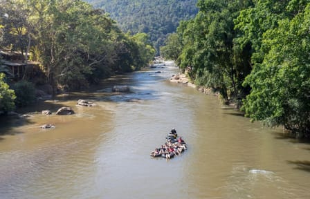 Half-Day River Tubing and Waterfall Slide in Chiang Mai
