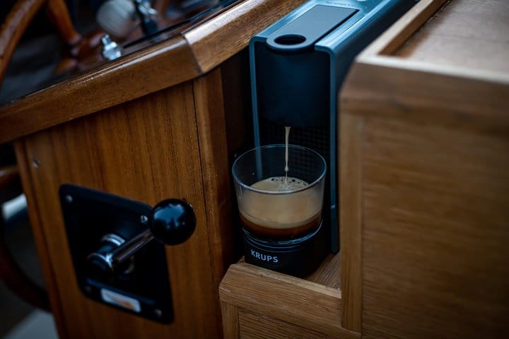 Enjoy coffee.