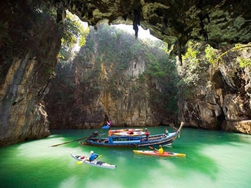 Phang Nga National Park Sea Kayak from Phuket
