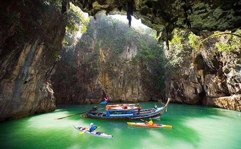 Phang Nga National Park Sea Kayak from Phuket