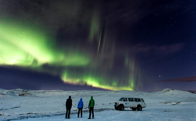 Magical Auroras - Northern lights in a minibus photo 4