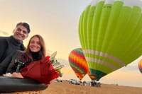 Couple enjoying ride