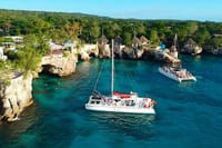 Cruise past the magnificent Negril cliffs on a lively catamaran for the ultimate adult sunset party, complete with unlimited drinks and the best island beats!