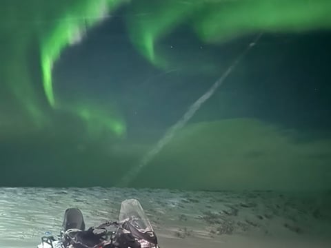 Northern Lights Snowmobile tour, photo 9