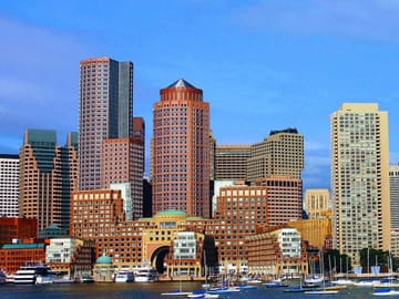 The Boston skyline