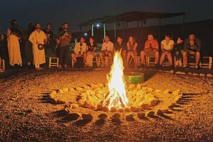 Agafay Desert Sunset Camel Ride with Dinner Show