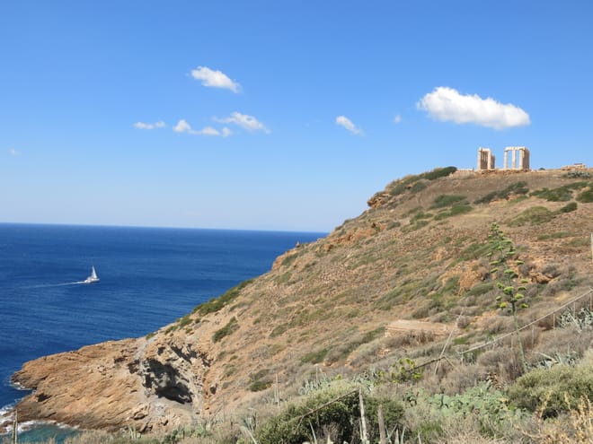 Private Cruise to Poseidon Temple at Sounio Cape with Snorkeling and Swimming photo 5
