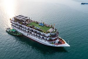 5 Star Amanda Cruise - Luxury Overnight Cruise Halong Bay (2D1N)