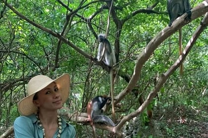 Zanzibar Jozani Forest, Kuza Cave and Blue Lagoon with Starfishes