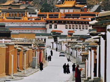 From Lanzhou: Labrang Monastery & Sangke Grassland Day Tour