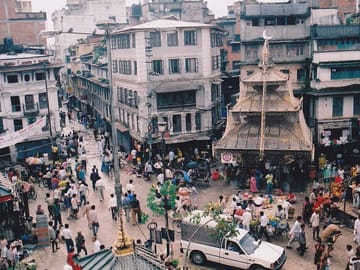 Thamel Rickshaw Sightseeing Tour in Kathmandu, Nepal