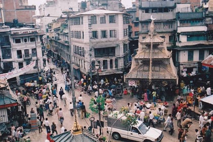 3-Hours Thamel Sightseeing Tour by Rickshaw in Kathmandu