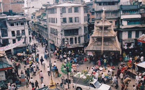 Thamel Rickshaw Sightseeing Tour in Kathmandu, Nepal