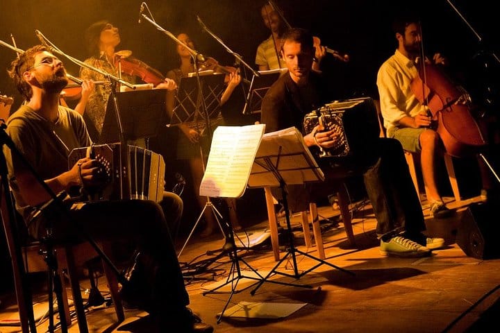 Enjoy a live orchestra during the night milonga tour.