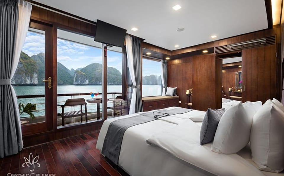 Orchid Cruises- Top Notch Cruise 3 Days Visit Halong & Lan Ha Bay