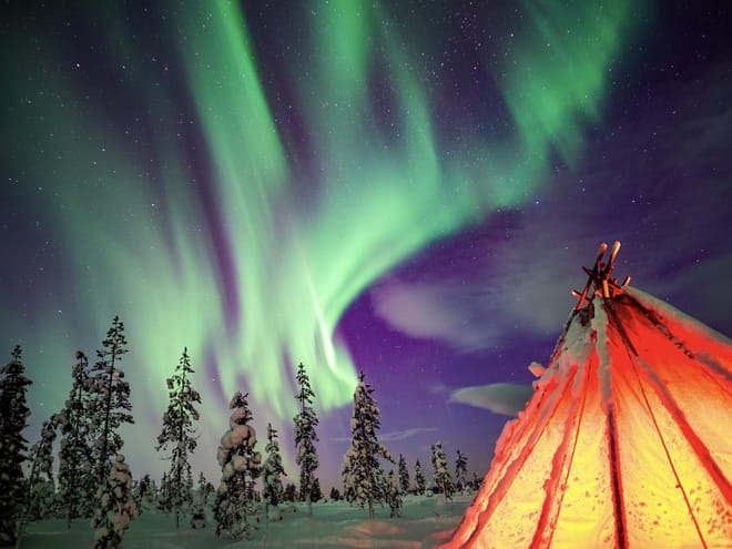 Northern Lights in Rovaniemi