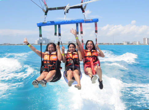 Mega Combo: Parasail, Mayan Ruins & Snorkel in Cancun